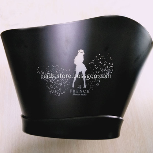 Rechargeable led lighting belvedere vodka bottle ice bucket